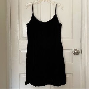 vintage 80s/90s velvet mini dress